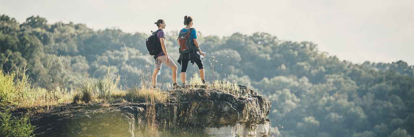 Top of Rock Lost Canyon Cave Trail in Branson, MO.